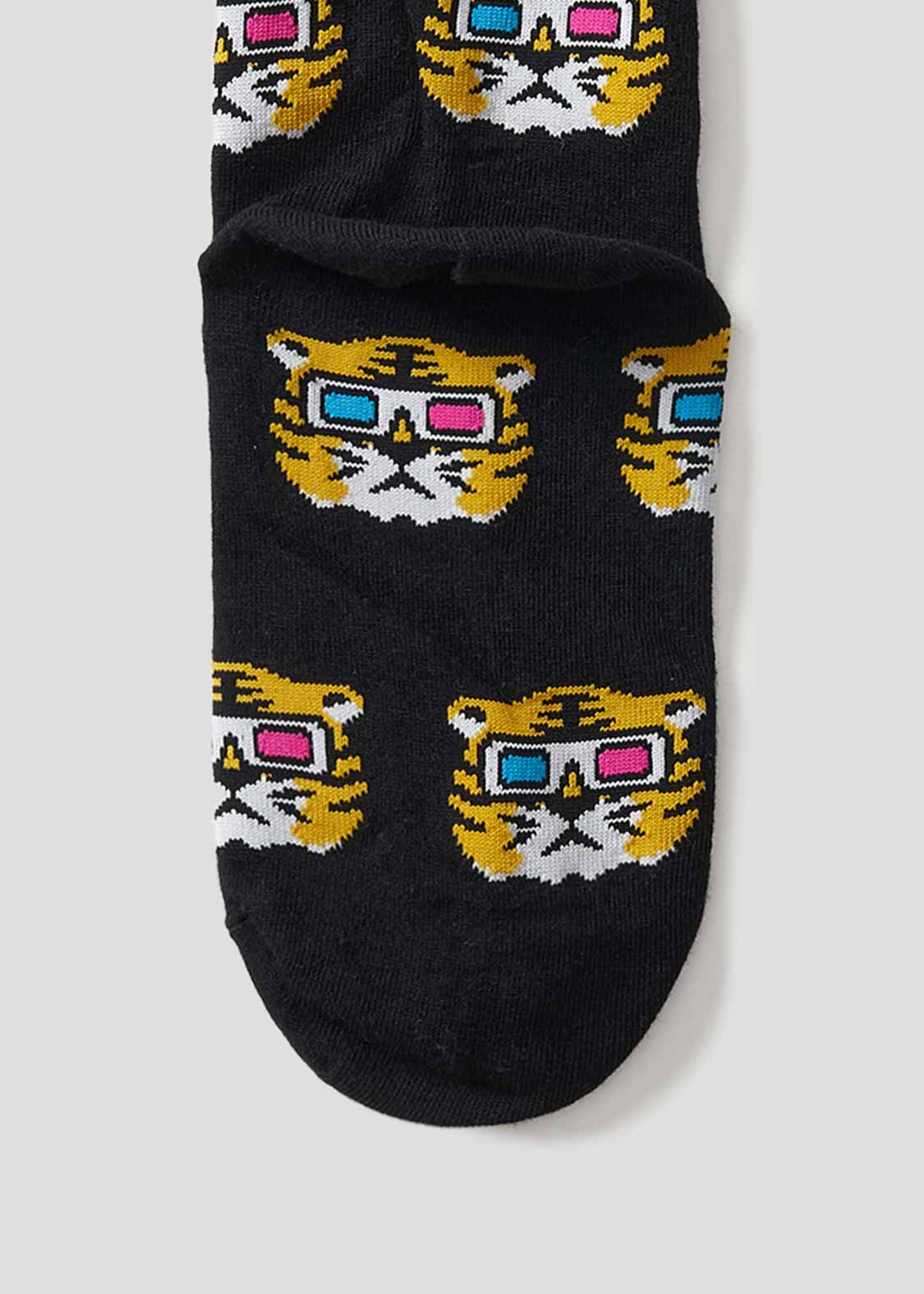 Middle Socks (Awesome Tiger 3D glasses)