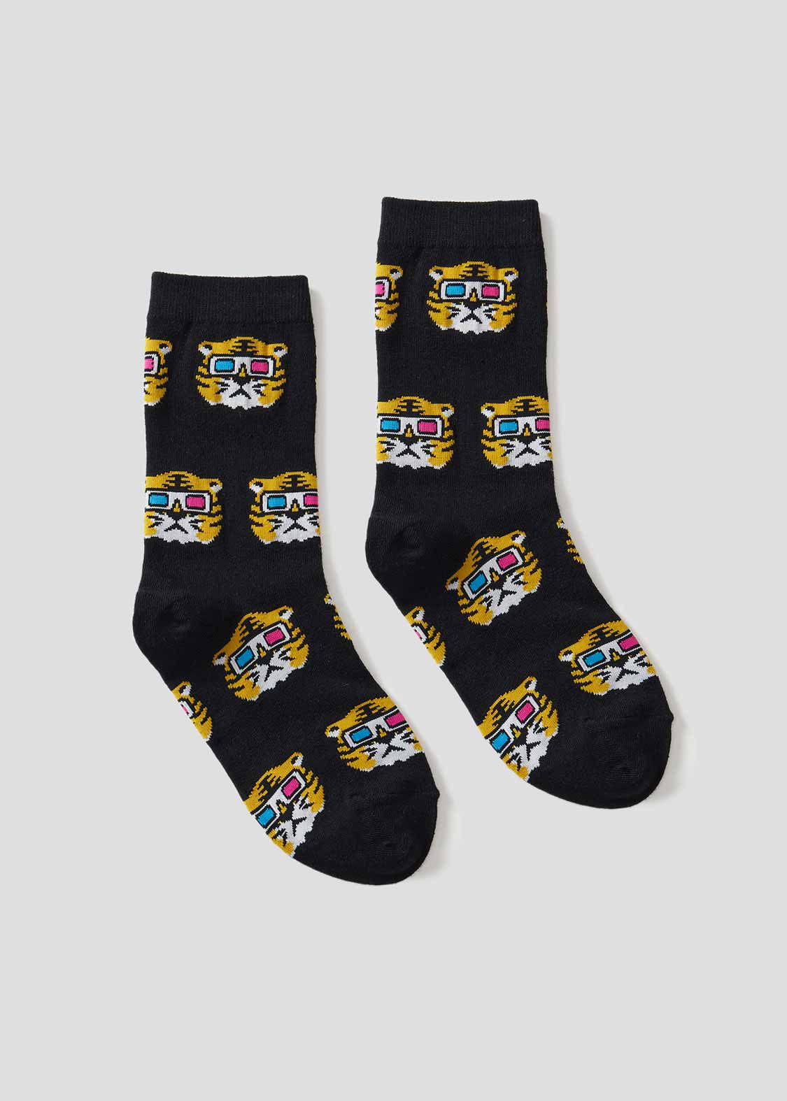 Middle Socks (Awesome Tiger 3D glasses)