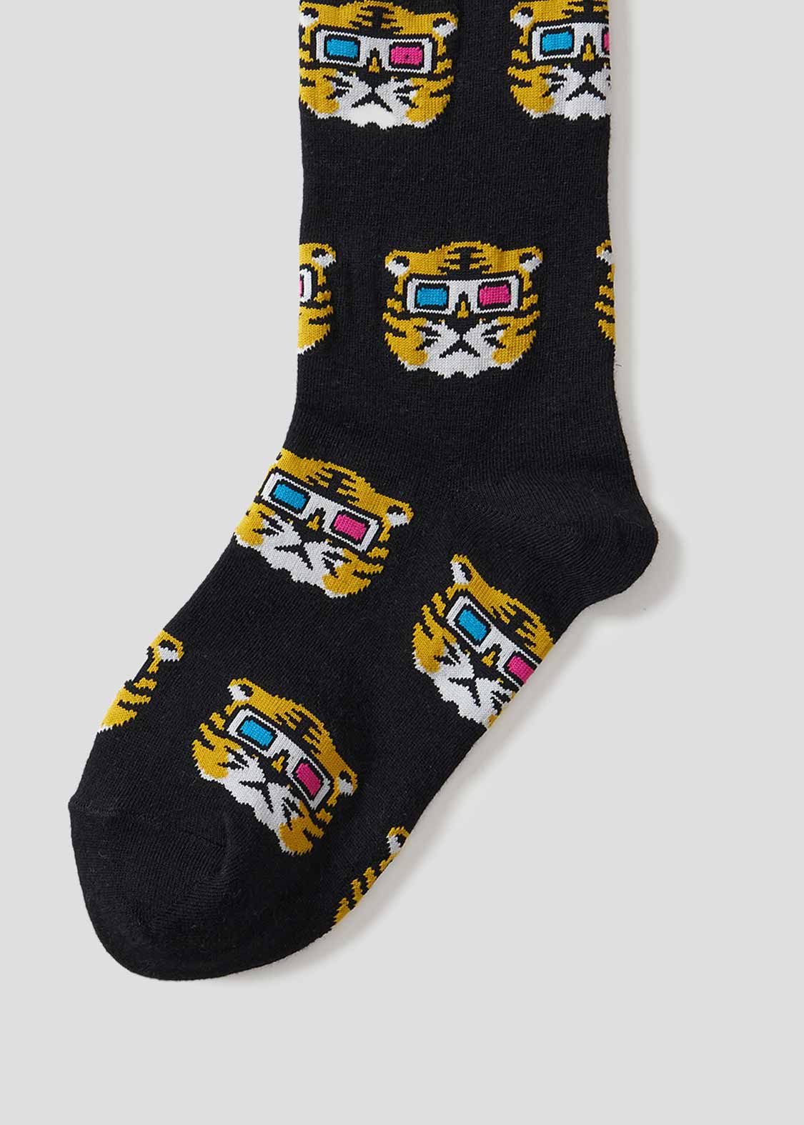 Middle Socks (Awesome Tiger 3D glasses)