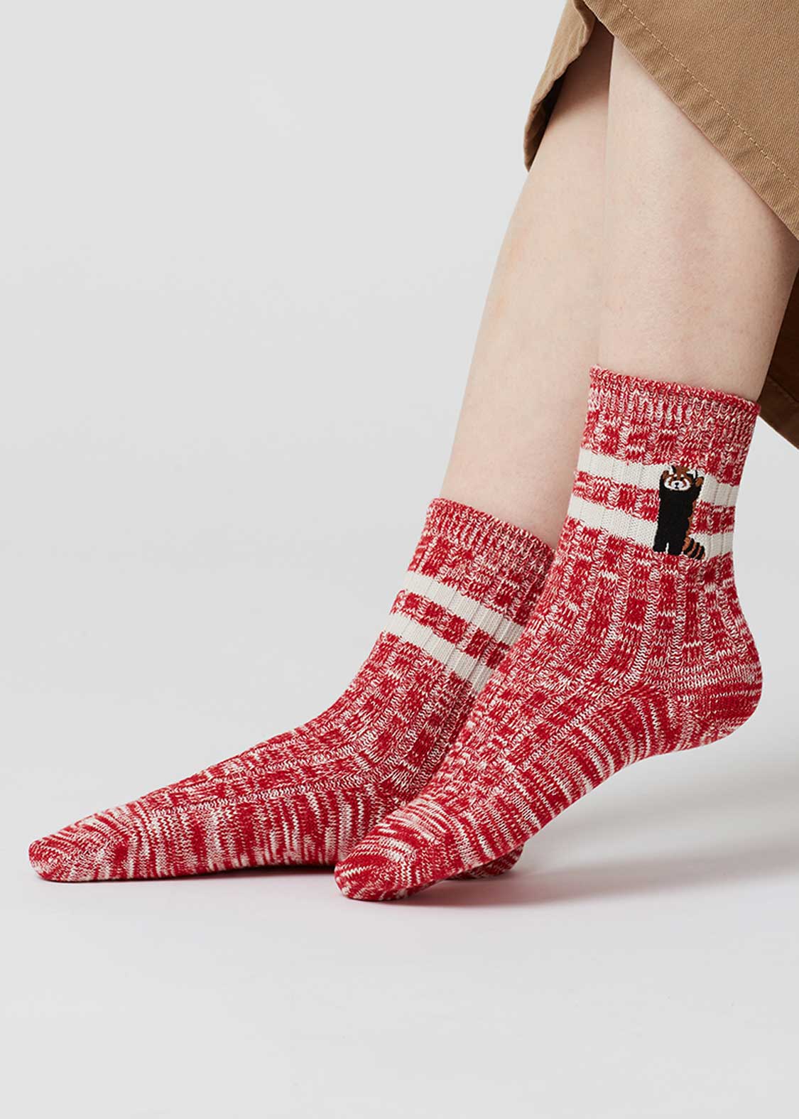 Slub Middle Socks (Ikaku 3)