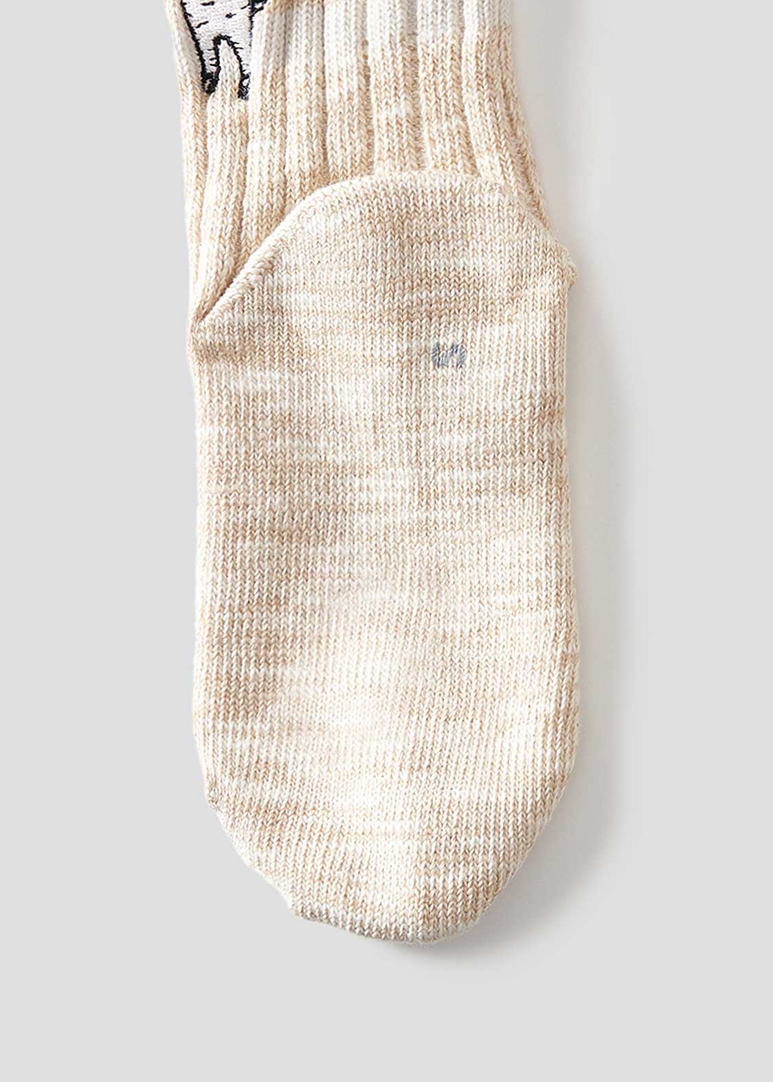 Slub Middle Socks (Lamb Chop)