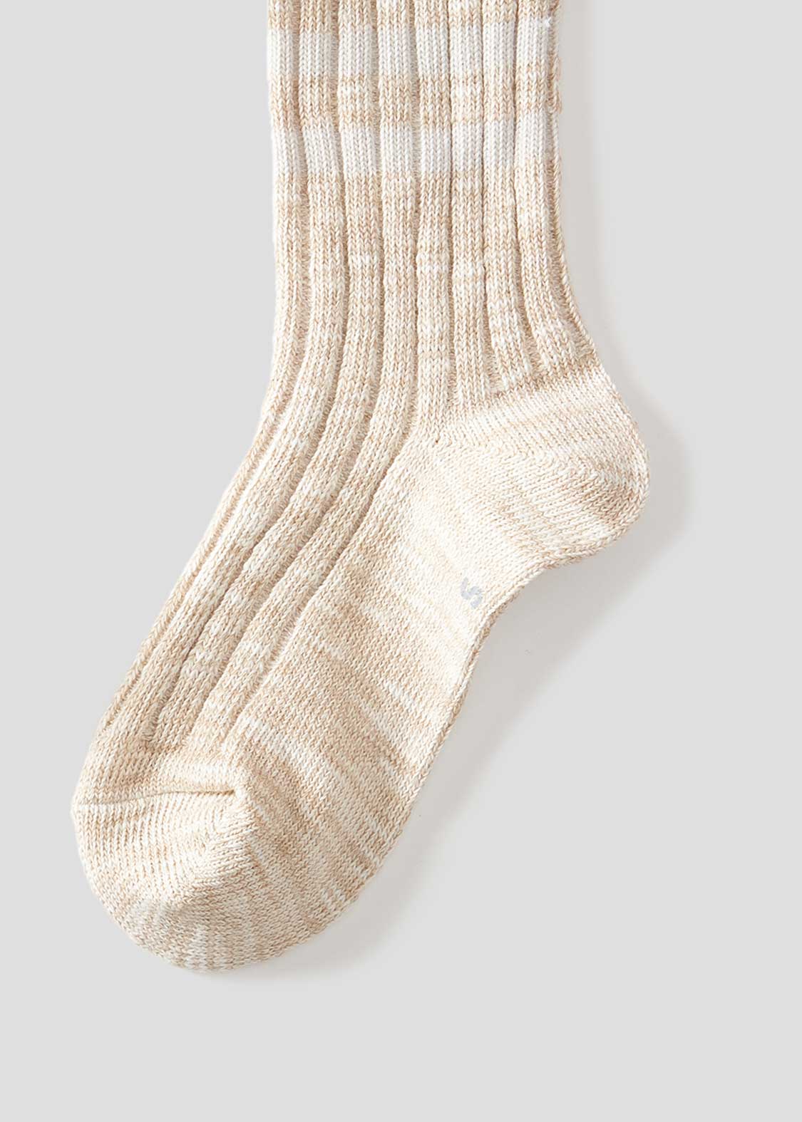 Slub Middle Socks (Lamb Chop)