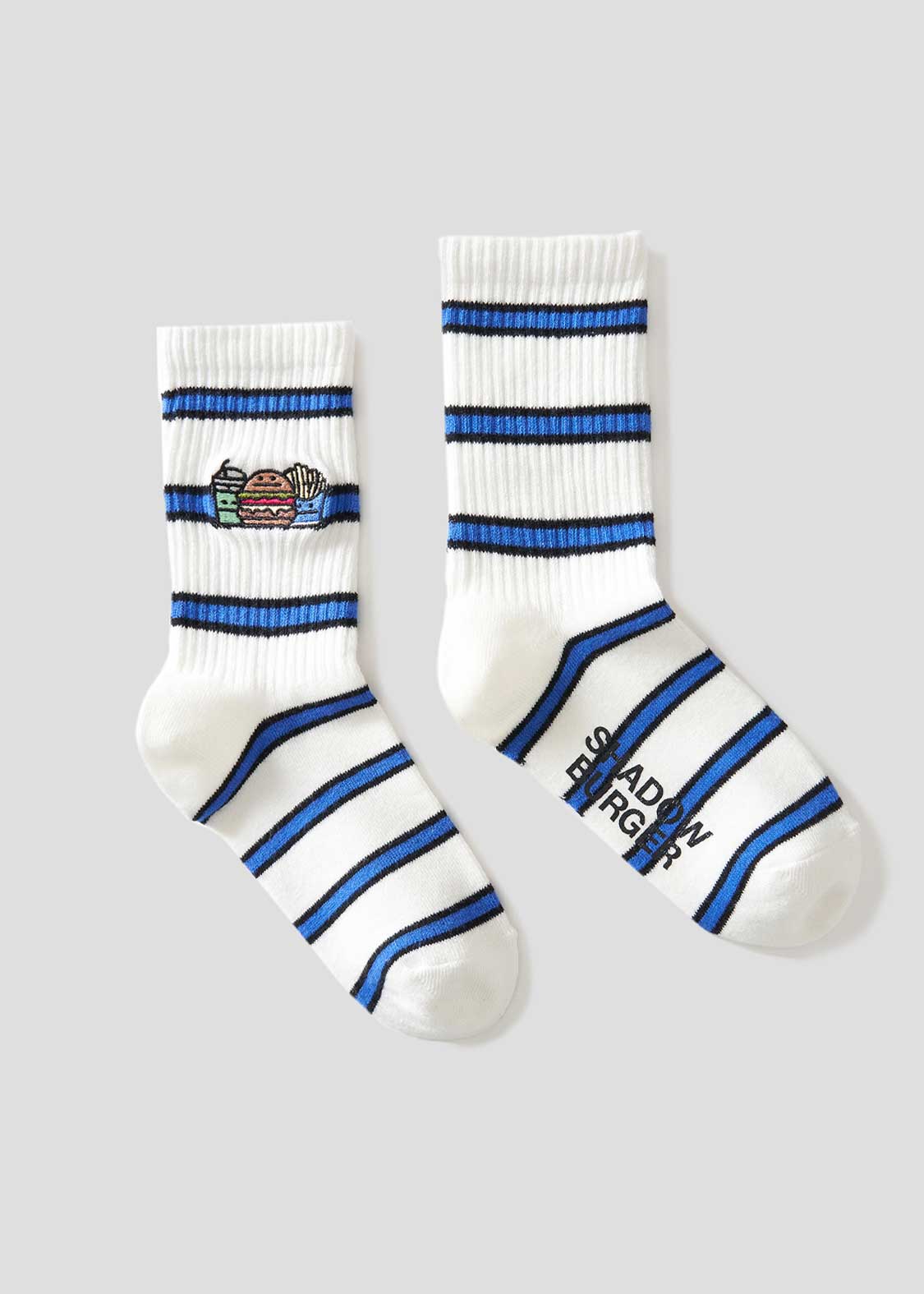 Beautiful Shadow Burger | Middle Socks