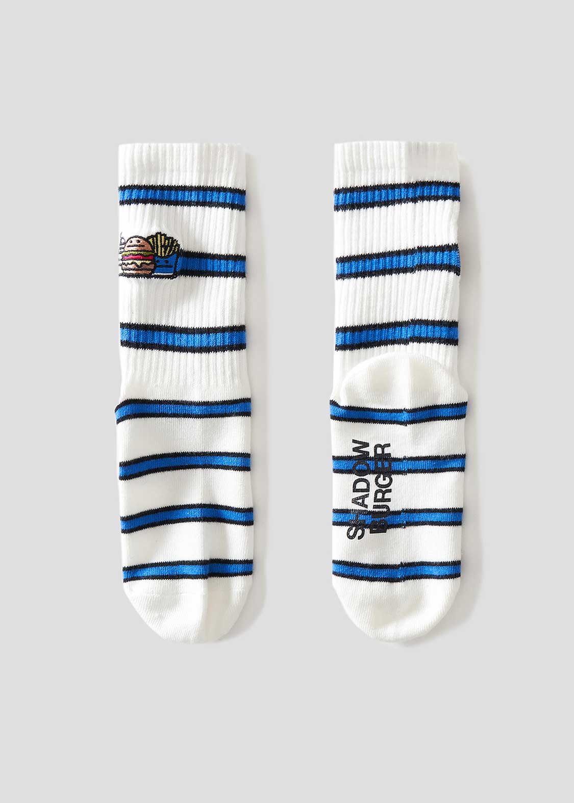 Beautiful Shadow Burger | Middle Socks