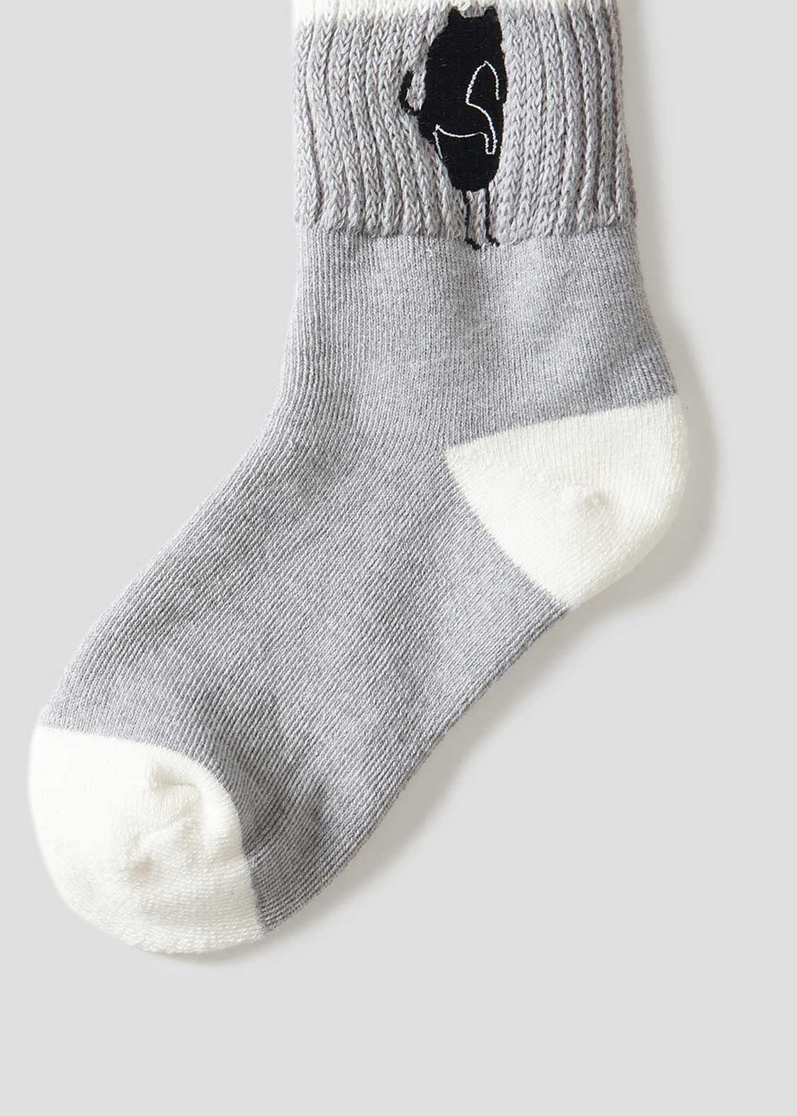 Nekokaburi Beautiful Shadow 2 | Antibacterial Mid Socks
