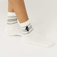 Neko Kaburi Beautiful Shadow | Glitter Mid-Length Socks