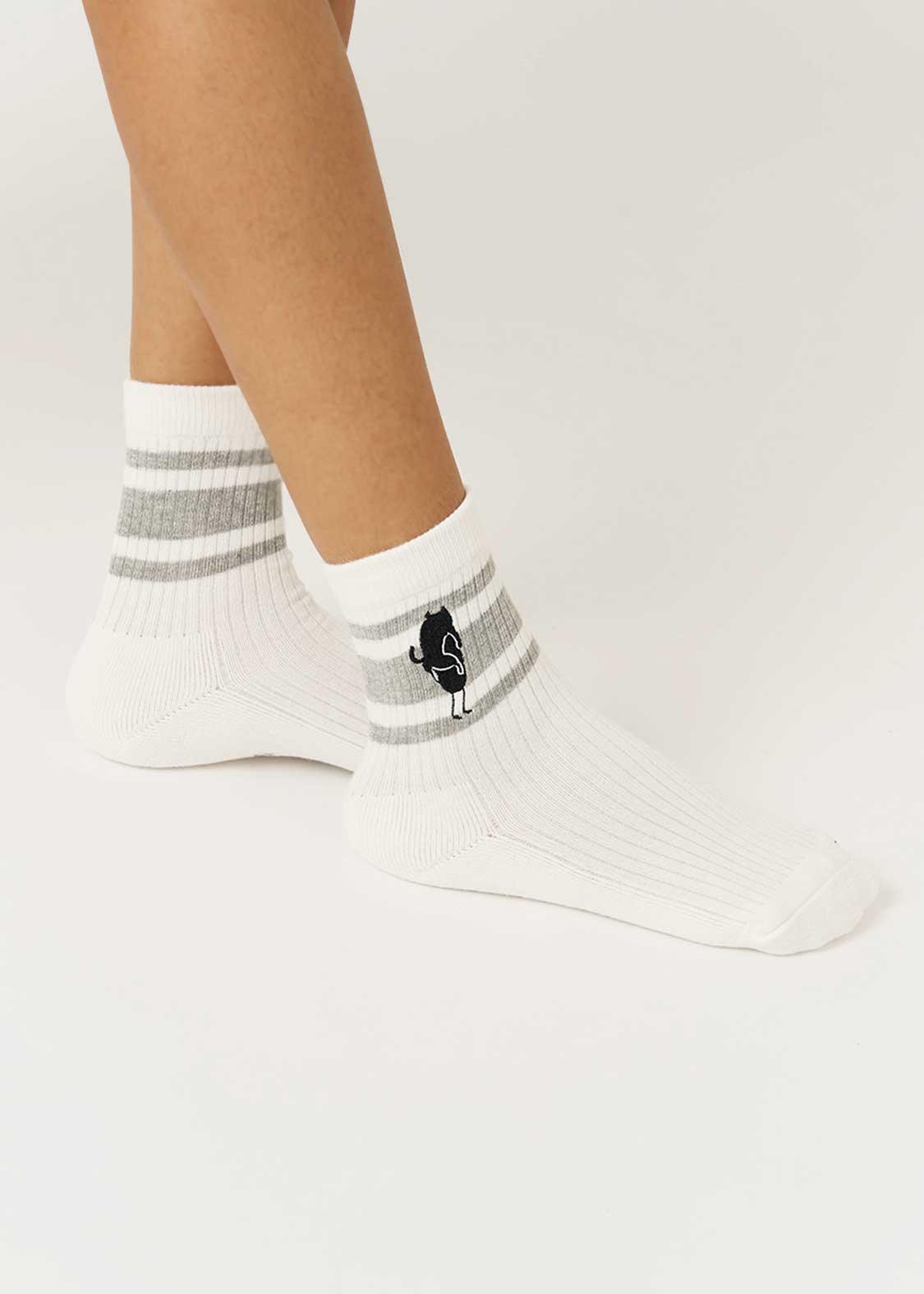 Neko Kaburi Beautiful Shadow | Glitter Mid-Length Socks