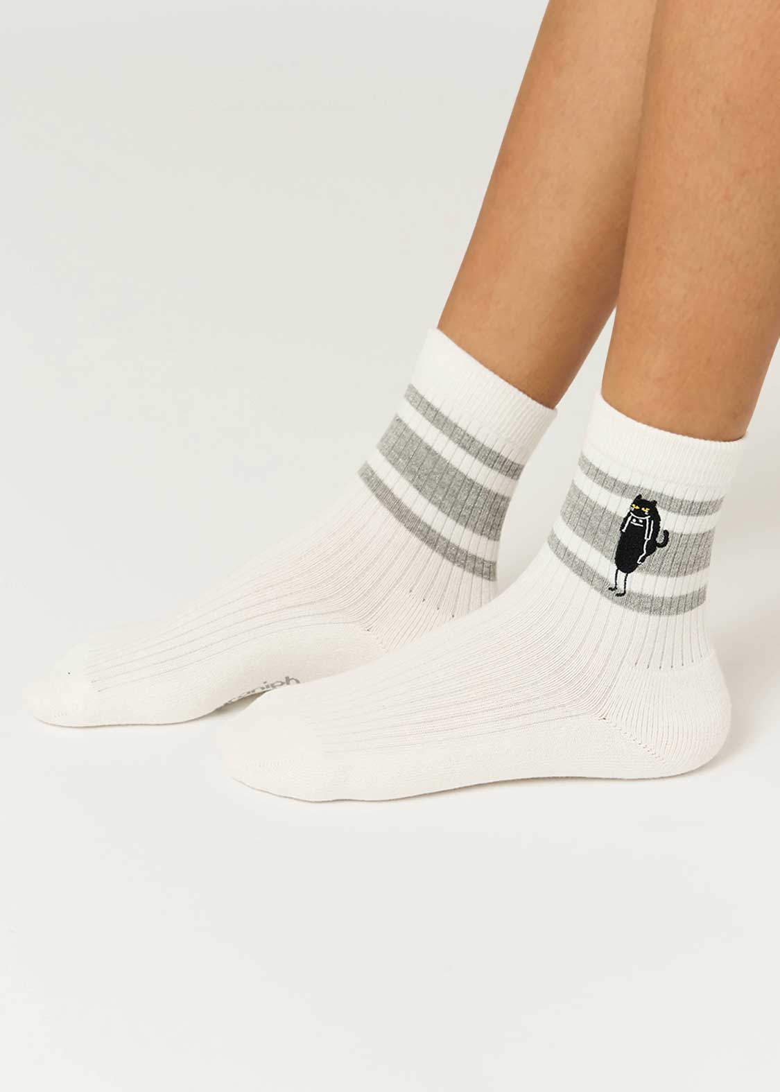 Neko Kaburi Beautiful Shadow | Glitter Mid-Length Socks