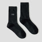 Beautiful Shadow Zoom | Glitter Mid-Length Socks