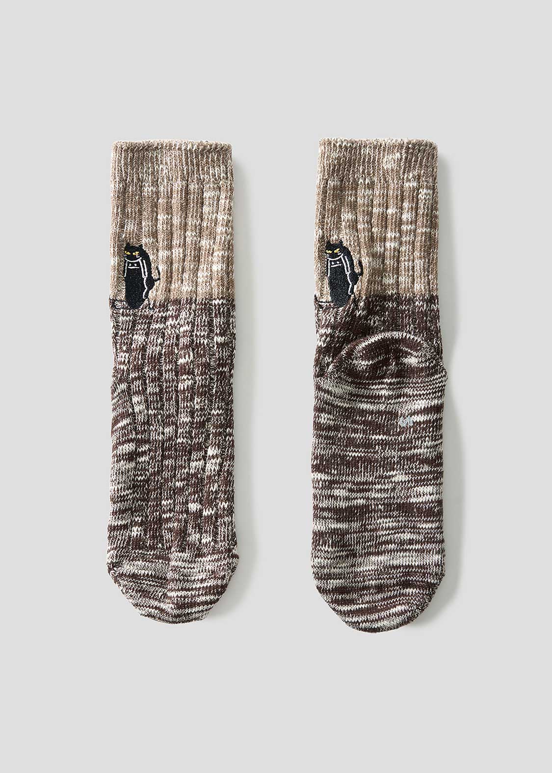 Neko Kaburi Beautiful Shadow | Slub Mid-Length Socks