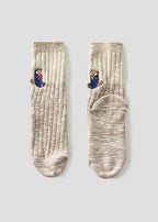 Ikaku | Slub Mid Socks