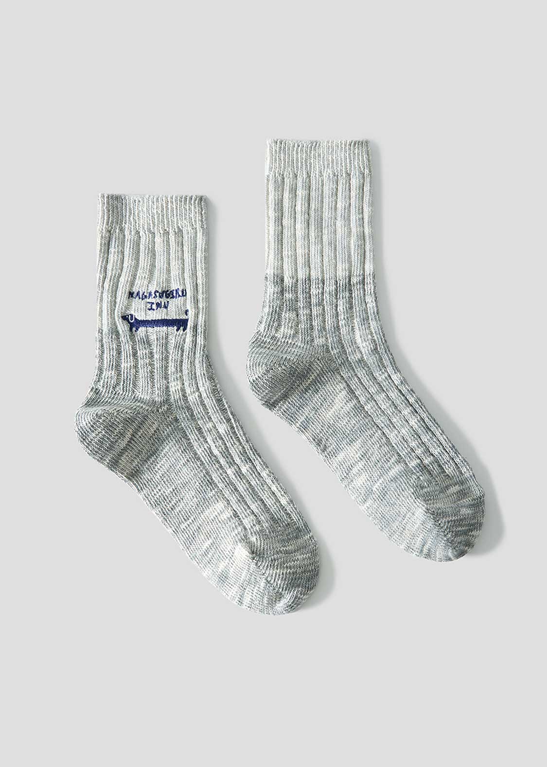 Nagasugiru Inu | Slub Mid Socks