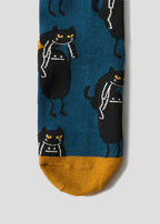 Neko Kaburi Beautiful Shadow A | Mid-Length Socks