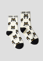Neko Kaburi Beautiful Shadow B | Mid-Length Socks