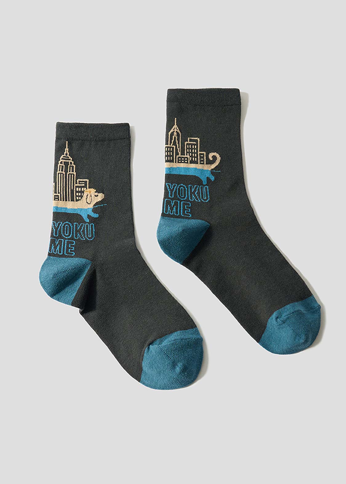 Nagasugiru Inu New York Time | Mid Socks