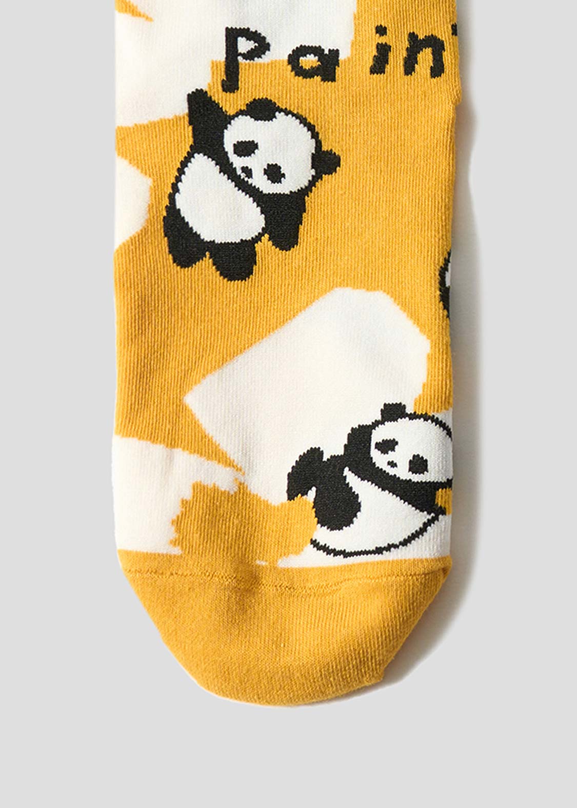 Rolling Pandas Painting | Middle Socks