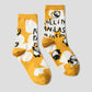 Rolling Pandas Painting | Middle Socks
