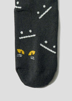 Neko Kaburi Beautiful Shadow A | Linen Mid-Length Socks