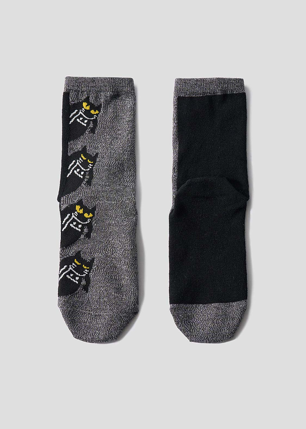 Neko Kaburi Beautiful Shadow B | Linen Mid-Length Socks