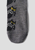 Neko Kaburi Beautiful Shadow B | Linen Mid-Length Socks
