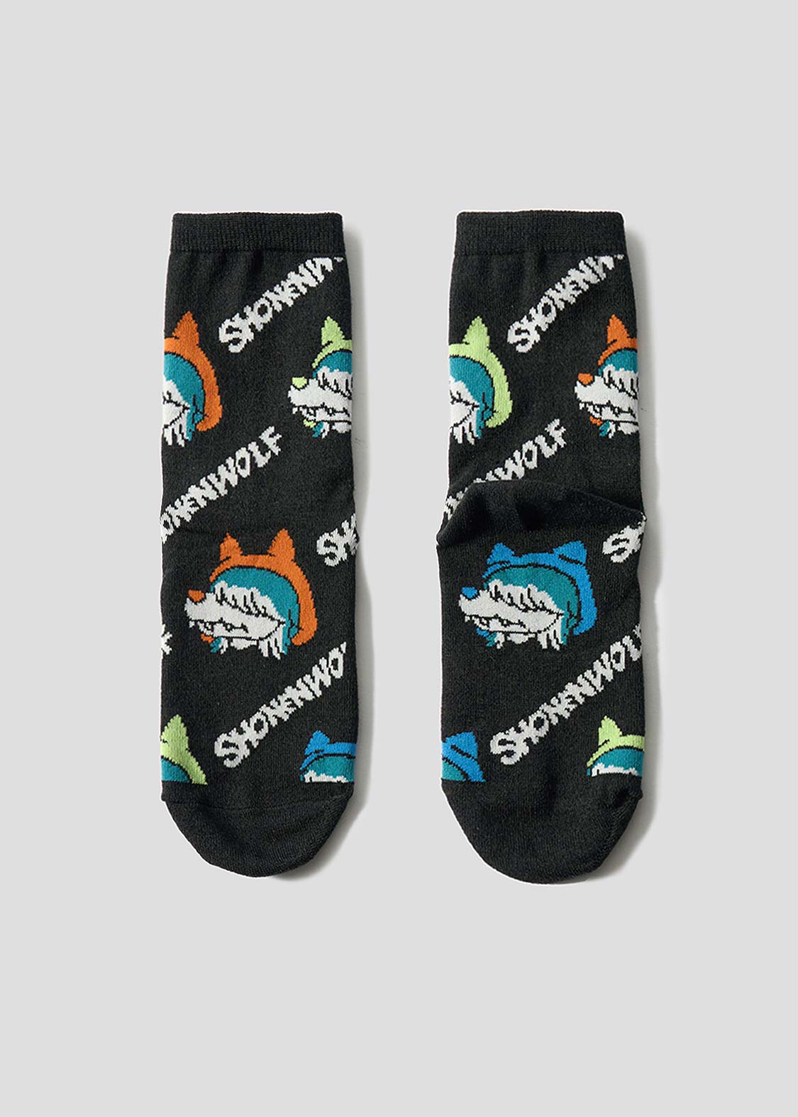 Shonen Wolf | Linen Mid-Length Socks