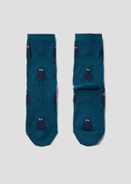 Beautiful Shadow D | Mid-Calf Socks