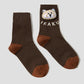Ikaku DRK | Mascot-Attached Mid-Calf Socks