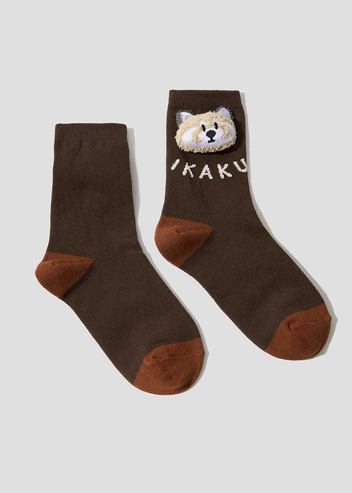 Ikaku DRK | Mascot-Attached Mid-Calf Socks