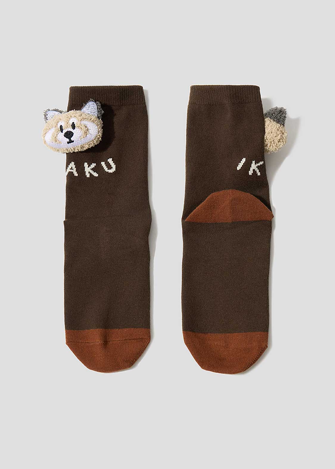 Ikaku DRK | Mascot-Attached Mid-Calf Socks