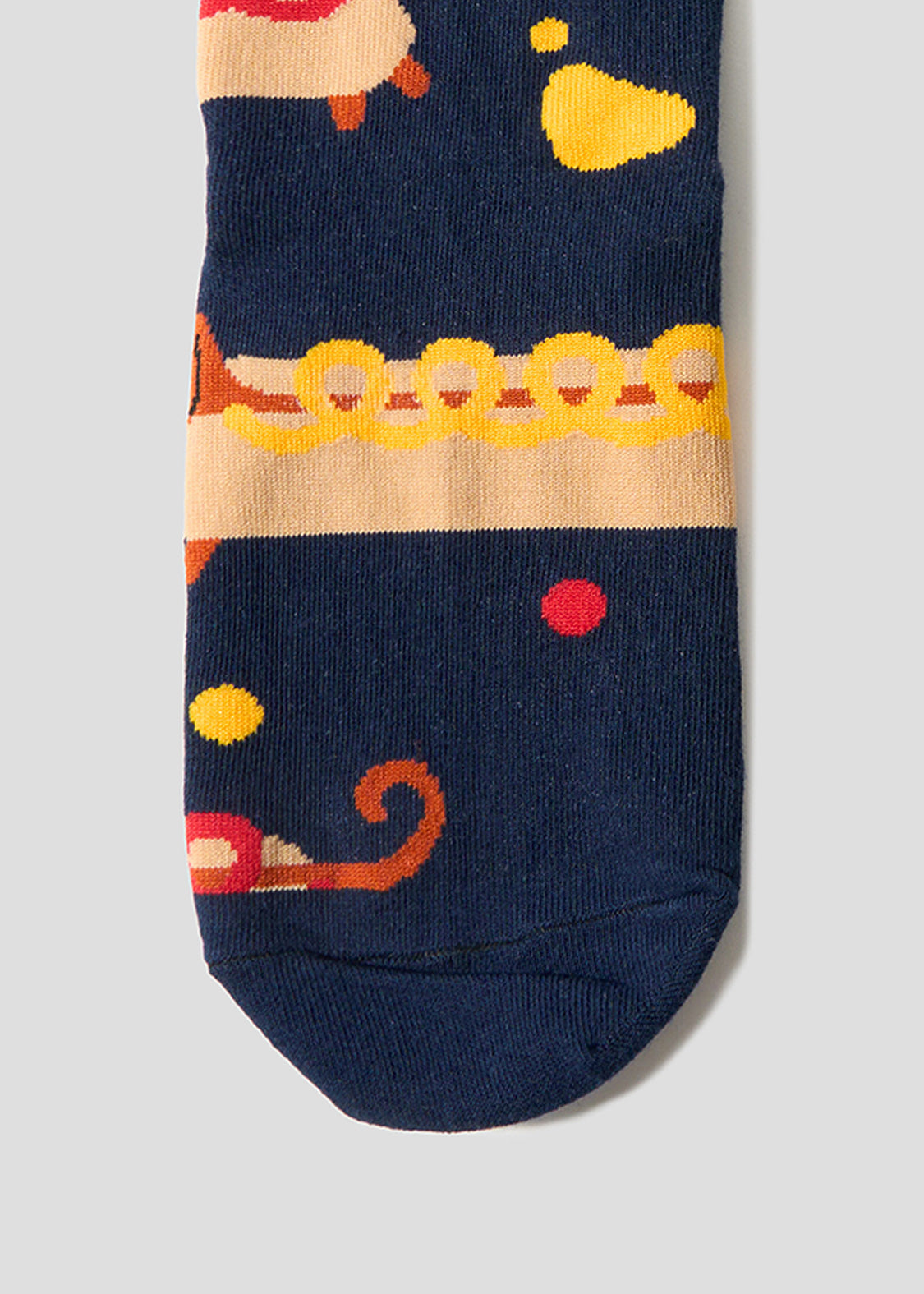 Nagasugiru Inu Meets Hot Dog | Mid-Calf Socks