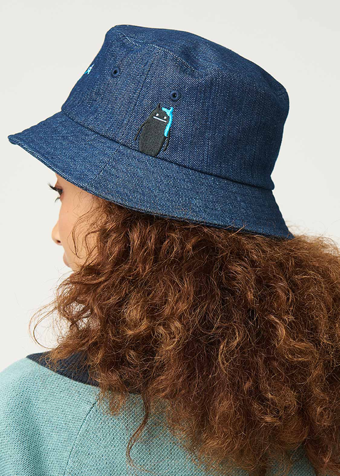 Denim Bucket Hat (Beautiful Shadow Creature)