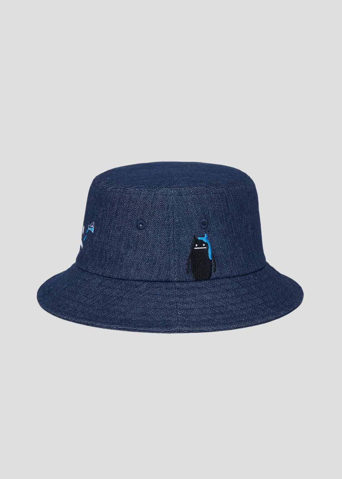 Denim Bucket Hat (Beautiful Shadow Creature)