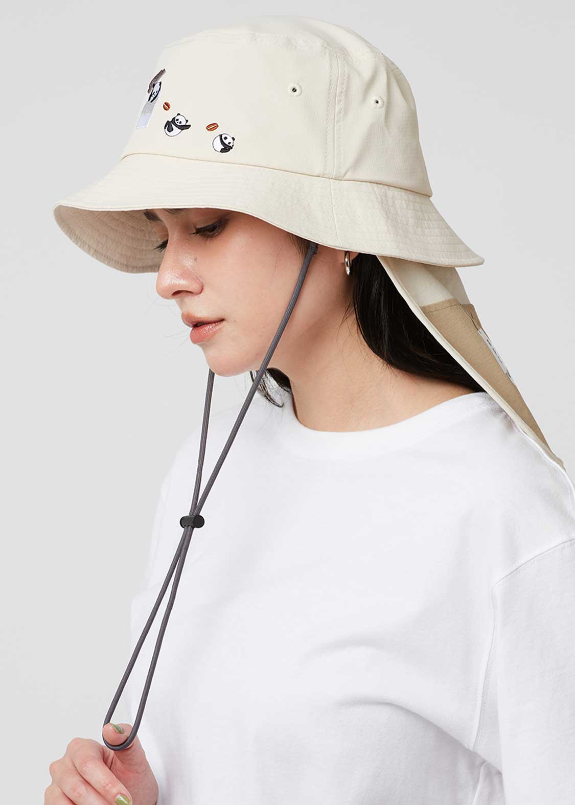 Hat with Strap (Rolling Pandas Cafe)