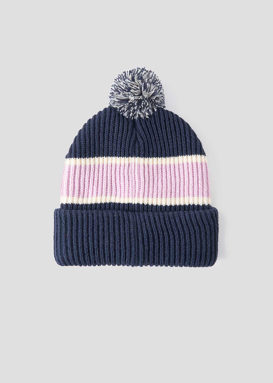 Big Mimi | Pom-Pom Knit Line Cap