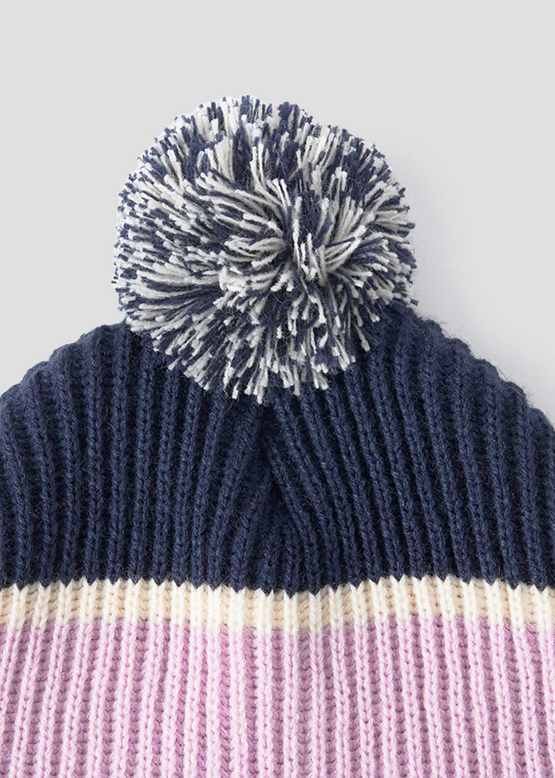 Big Mimi | Pom-Pom Knit Line Cap