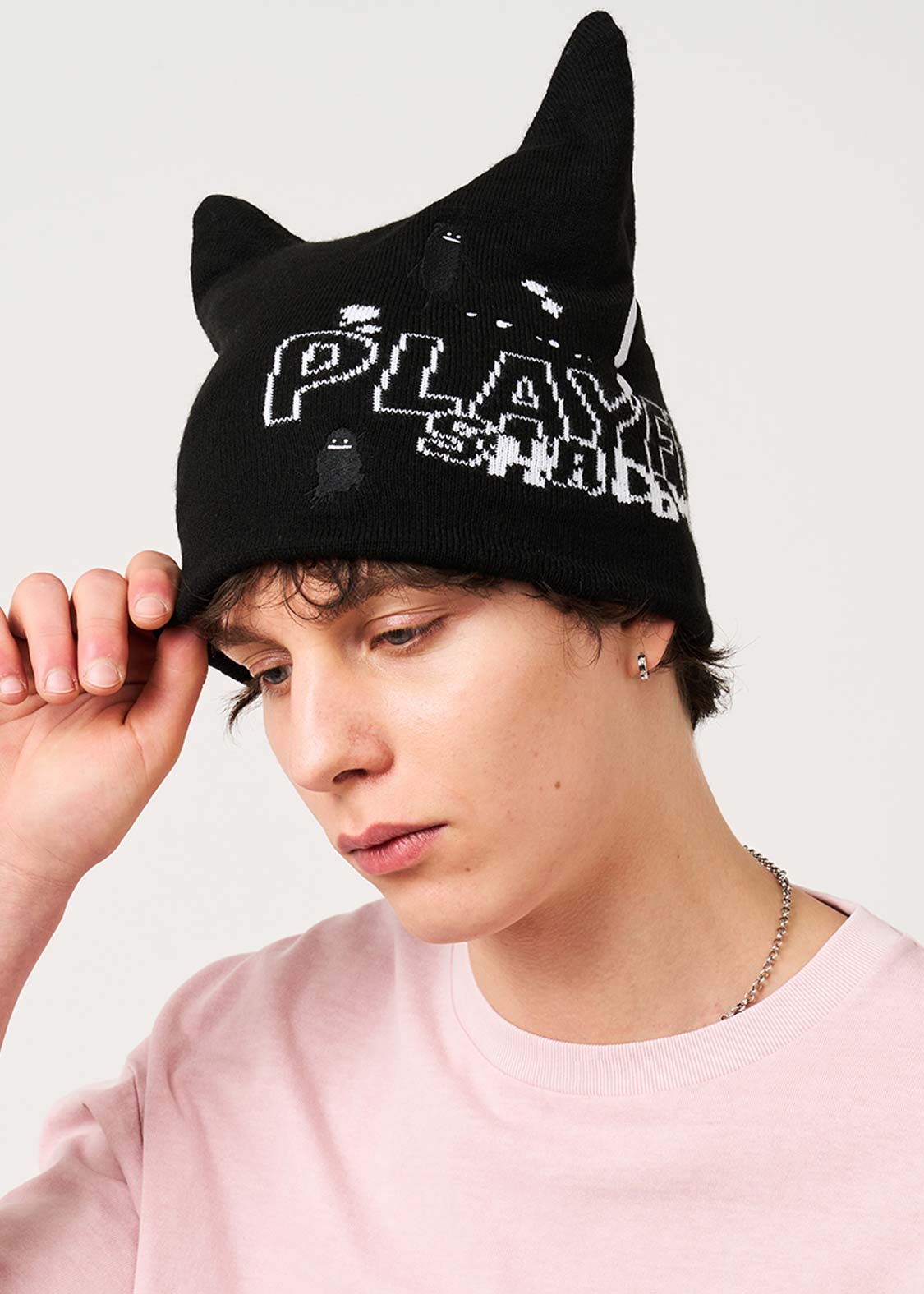 Beautiful Shadow Playful Paint | Beanie With Ears