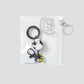 Key Holder with Retractable Reel (Lamb Chop)
