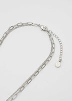 Beautiful Shadow Zoom B | Rice Pearl Necklace