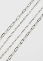 Beautiful Shadow Zoom B | Rice Pearl Necklace