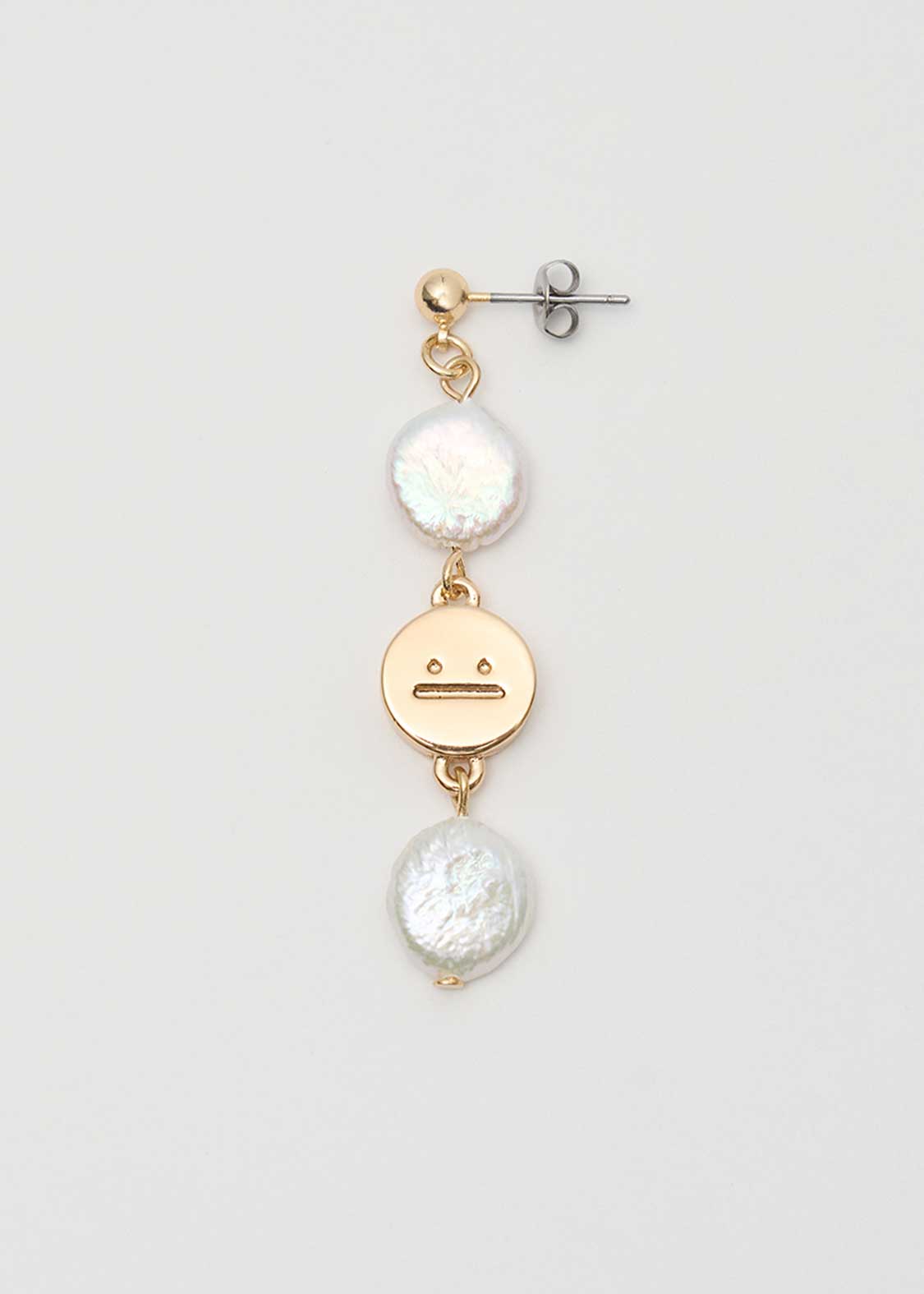 Beautiful Shadow Zoom C | 3-Piece Baroque Pearl Earrings