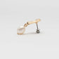 Beautiful Shadow Zoom C | Single Baroque Pearl Earrings