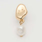 Beautiful Shadow Zoom C | Single Baroque Pearl Earrings