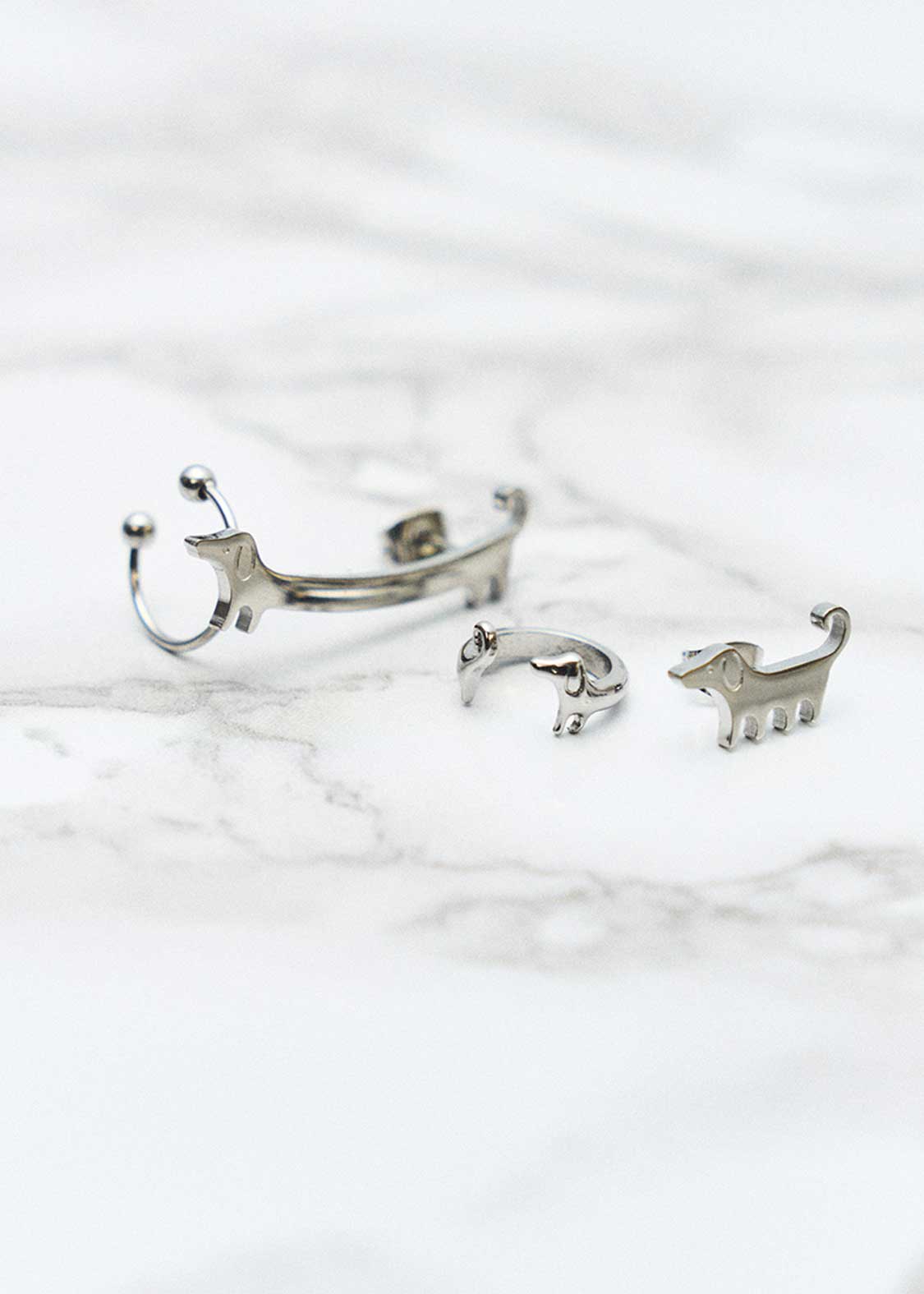 Nagasugiru Inu A | Ear Cuff Earrings