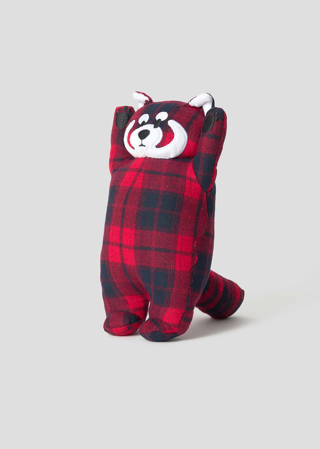 Ikaku Red | Checkered Stuffed Toy