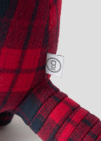 Ikaku Red | Checkered Stuffed Toy