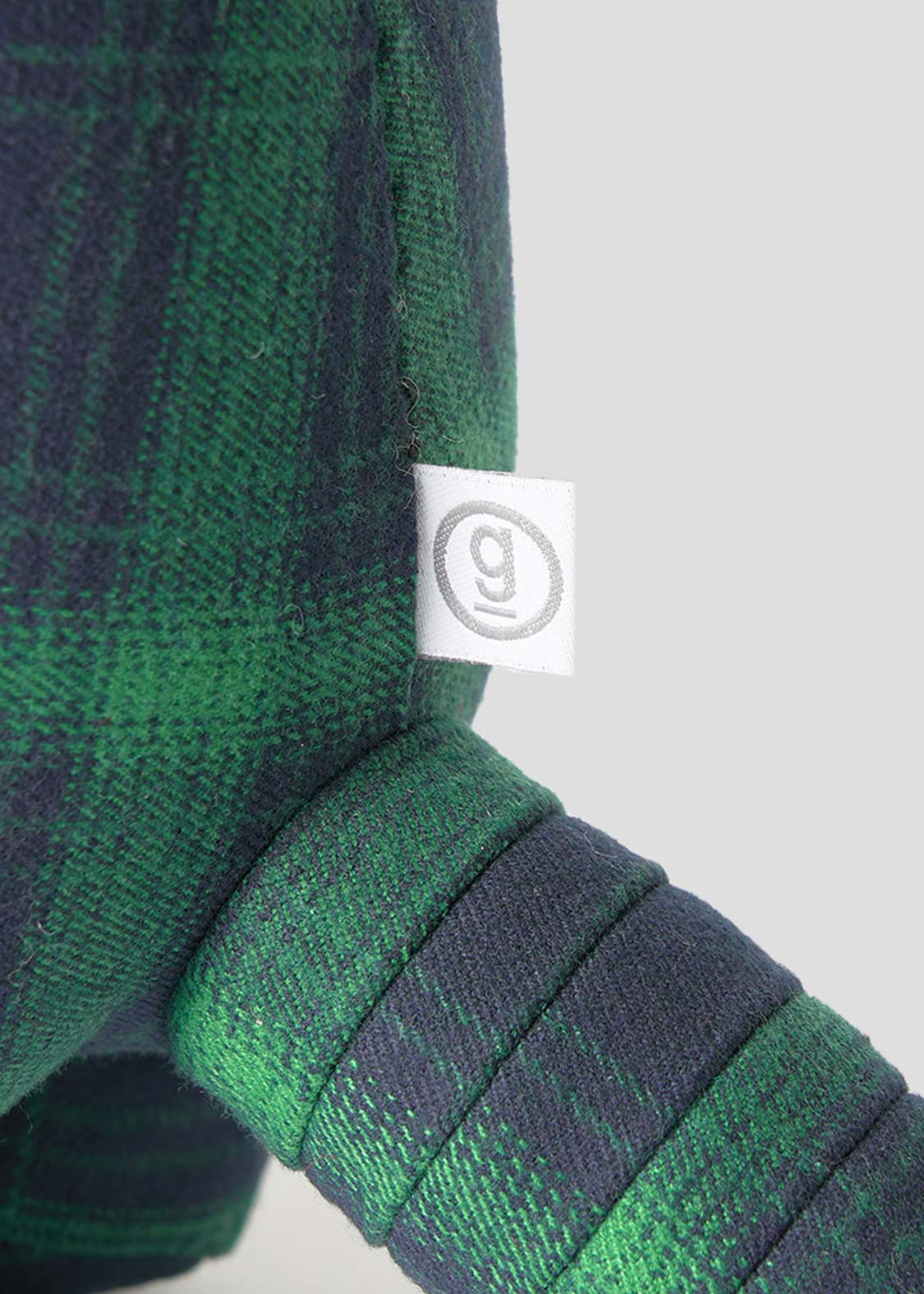 Ikaku Green | Checkered Stuffed Toy