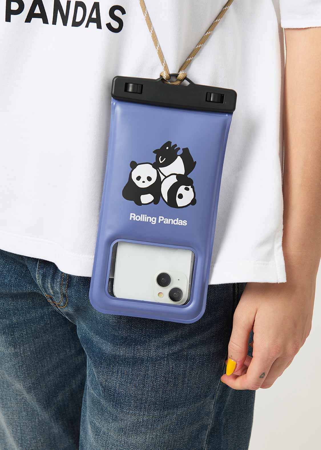 Waterproof Smartphone Case (Rolling Pandas)