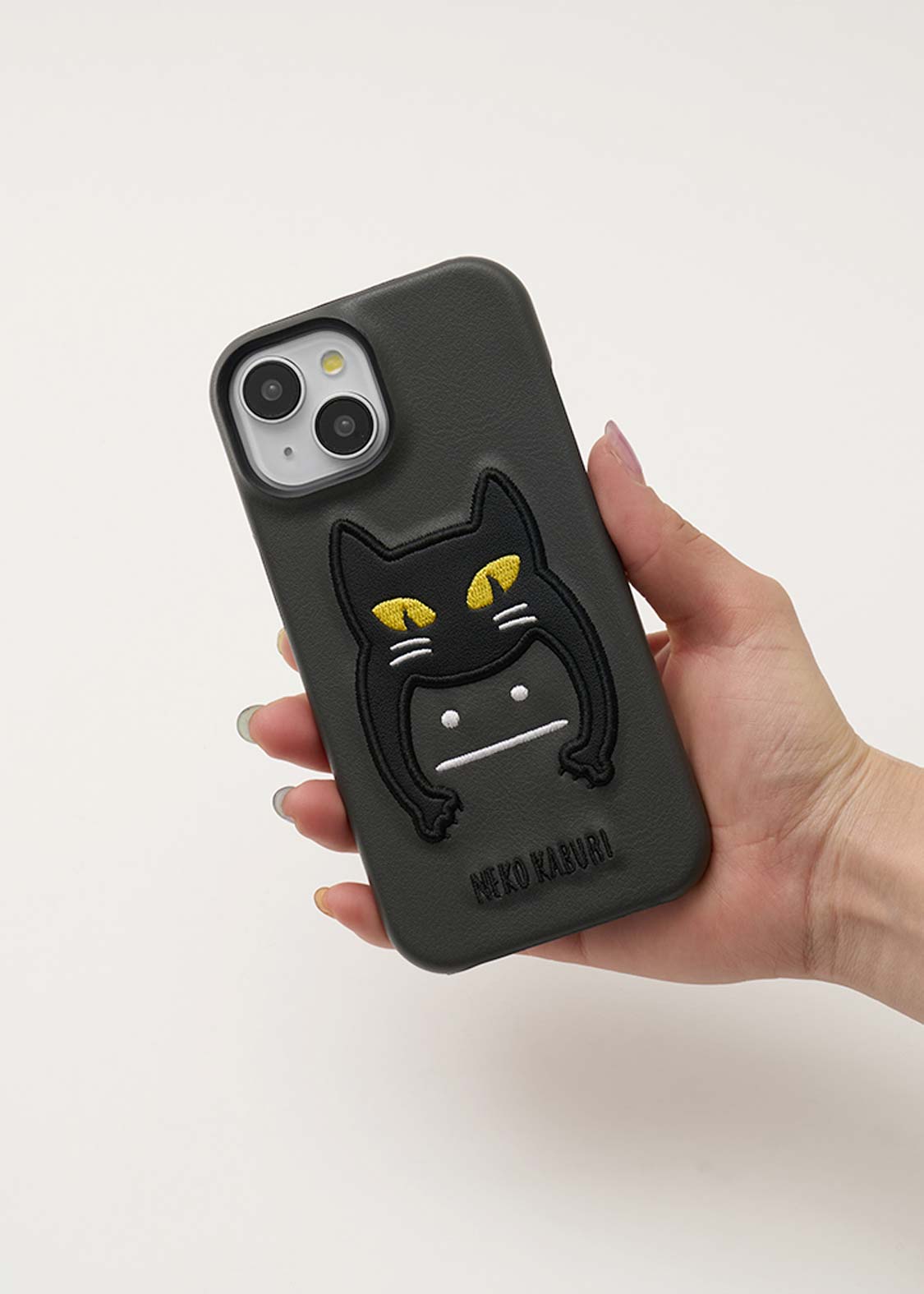 Neko Kaburi Beautiful Shadow | Pu Smartphone Case / Iphone 15