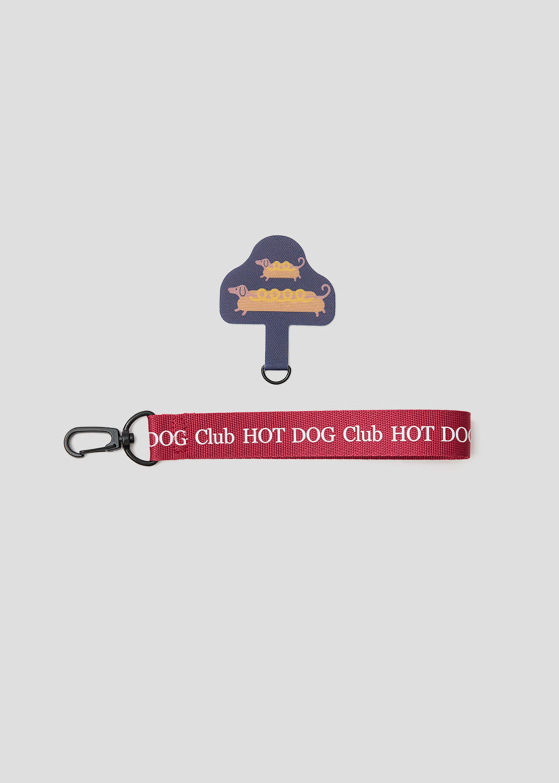 Nagasugiru Inu Meets Hot Dog | Mobile Strap