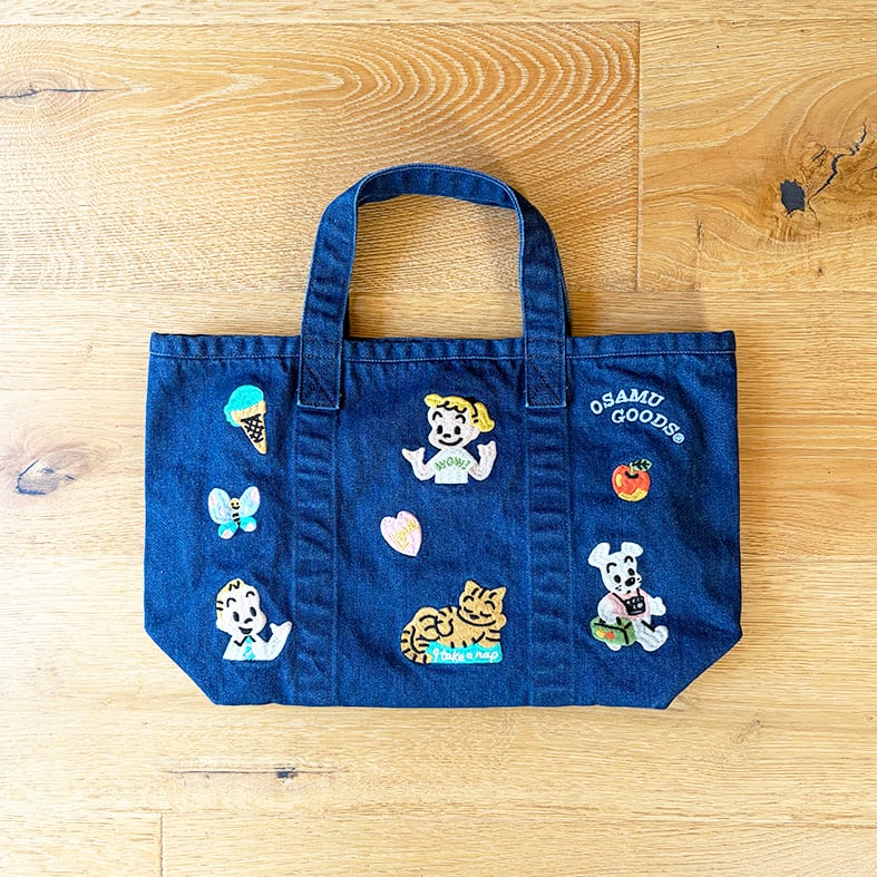 OSAMU GOODS Love | Denim Tote Bag Mini